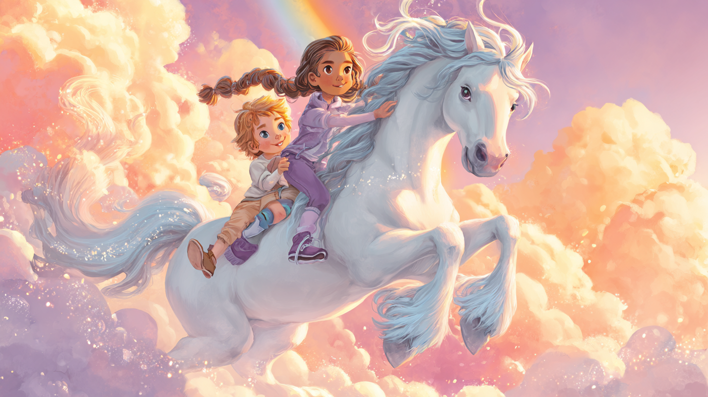 Charlotte at the mysterious stable