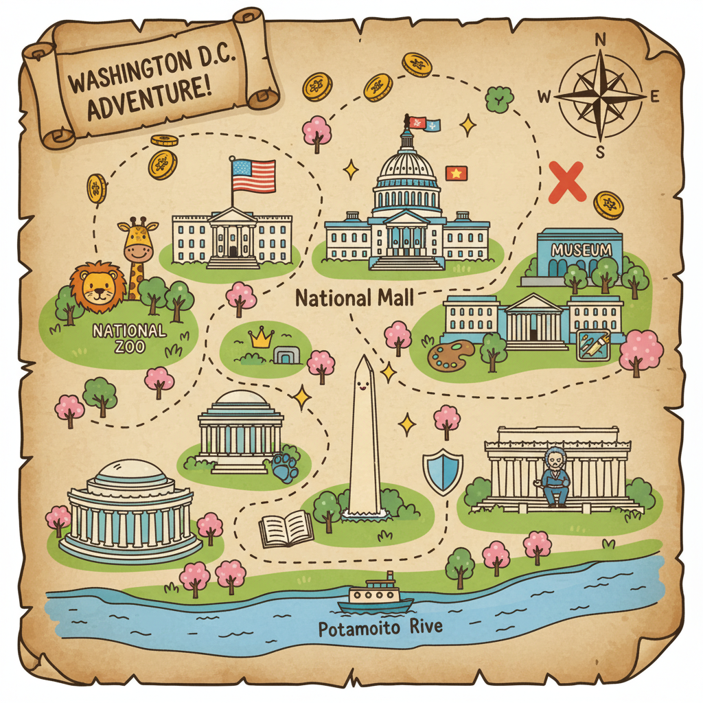 Charlotte's DC Adventure Map