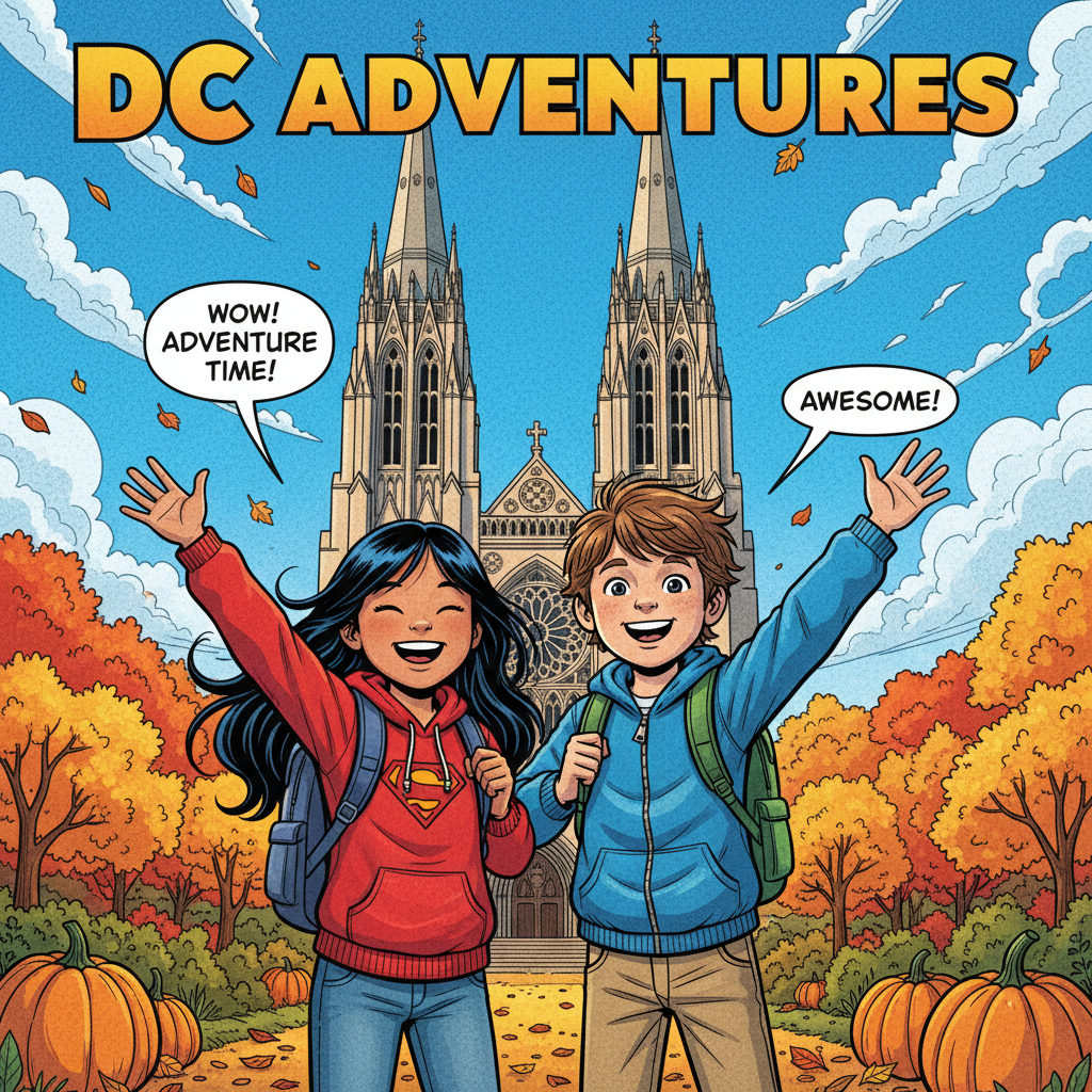 Charlotte and Marcus at Washington National Cathedral